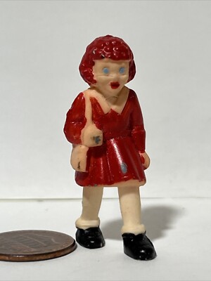 Marx Little Orphan Annie plastic dime store figure comic strip character Germany-image