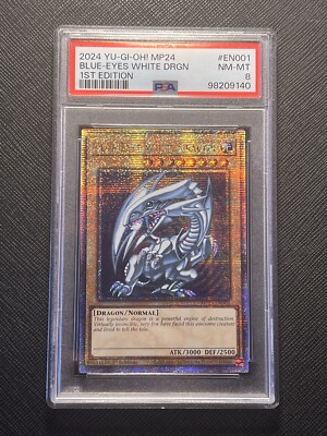 PSA 8 - BLUE-EYES WHITE DRAGON - MP24-EN001 - 25TH ANNIVERARY - 1ST ED- 2024-image