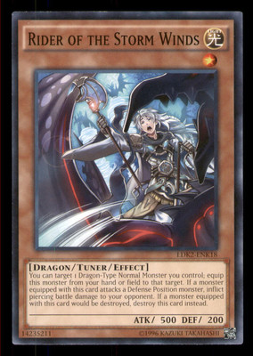 Yugioh Rider of the Storm Winds #LDK2-ENK18 Legendary Decks II LP-image