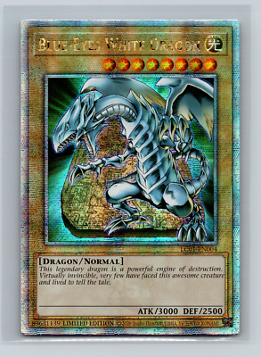 ( BLUE-EYES WHITE DRAGON ) - Quarter Century Secret Rare - LC01-EN004 - Yu-Gi-Oh-image