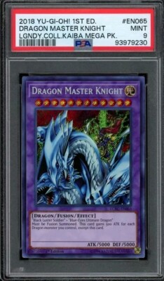 Yu-Gi-Oh! 2018 Dragon Master Knight LCKC-EN065 Legendary Collection Kaiba PSA 9-image