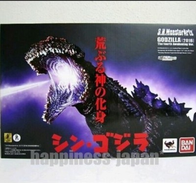 S.H.Monsterarts Godzilla 2016 The Fourth Awakening Ver. Figure Bandai Japan USED-image