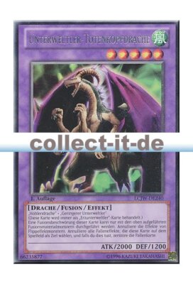 Yugioh LCJW-DE240 Underworld Skull Dragon-image