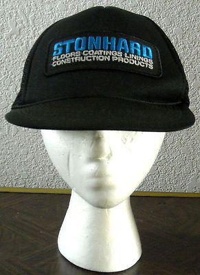 STONHARD FLOORING trucker cap Construction Products hat patch polymer coating-image