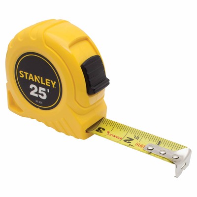 Stanley 30-455 25' Polymer Blade Coating High-impact ABS Case Tape Measure-image