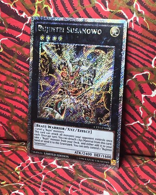 Yu-Gi-Oh! Bujintei Susanowo CT11-EN002 Limited Platinum Secret Rare Near Mint-image