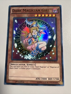 Dark Magician Girl (B) YGLD-ENB03 King of Games: Yugi's Legendary Decks 1st...-image