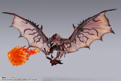 Bandai Monster Hunter S.H.Monsterarts Rathalos 20th Anniversary Action Figure-image