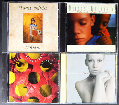 POP ROCK VOCALIST CD LOT OF 4 ANNIE LENNOX DAVID BYRNE TONI CHILDS M. McDONALD-image