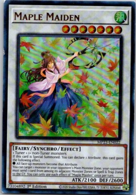 Yu-Gi-Oh Maple Maiden MP23-EN022 1st Edition Mega Tin 2023 Yugioh-image