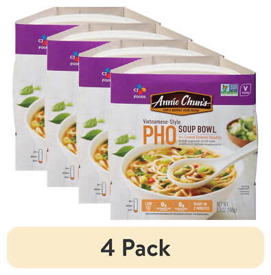 (4 pack) Annie Chun's Vietnamese Style Pho Soup Bowl, 5.9 oz-image