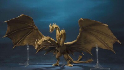 Bandai S.H.MonsterArts GODZILLA King Ghidorah 2019 Action Figure Movie Character-image