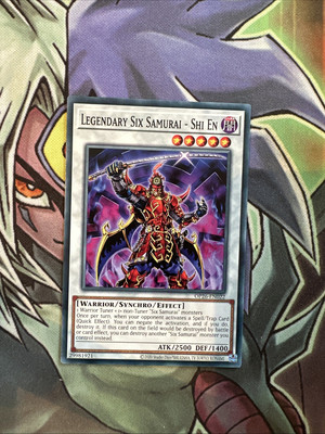 OP26-EN022 Legendary Six Samurai - Shi En Common Unl Edition NM Yugioh Card -image