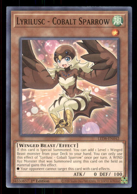Yugioh Lyrilusc #LED8-EN042 Legendary Duelists: Synchro Storm LP-image