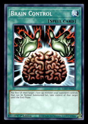 Yugioh Legendary Duelists: Rage of Ra #LED7-EN042 Brain Control-image