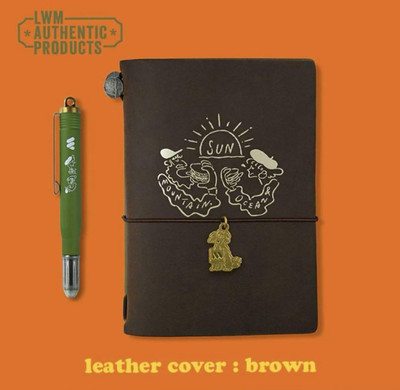 Traveler S Notebook Mos Burger 50Th Camel Limited-image