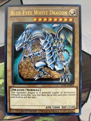 Yugioh! Blue-Eyes White Dragon 25th Anniversary LC01-EN004 Ultra Rare NM/M-image