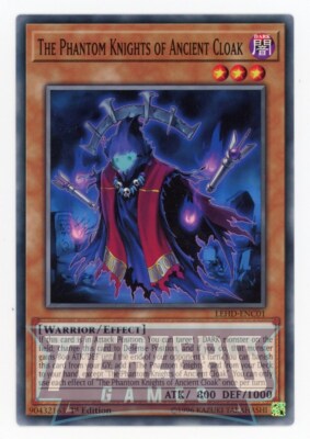 Yugioh The Phantom Knights of Ancient Cloak LEHD-ENC01 Common 1st Edition NM/LP-image