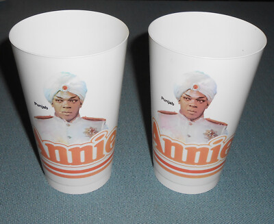 Vintage 1982 Annie Movie Punjab Coca Cola Plastic Cup Little Girl Styroware-image