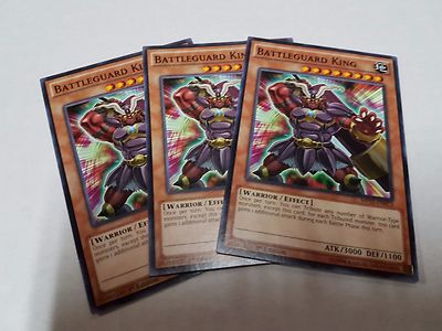 3x Yu-Gi-Oh 2015 Mega-Tin Mega Pack  #MP15-EN073 Battleguard King-image