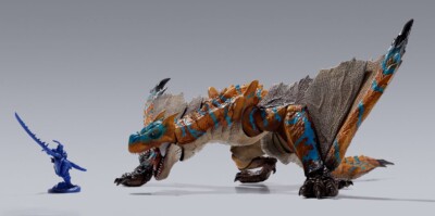 Monster Hunter Tigrex 11.8in Figure PVC Statue S.H.MonsterArts BANDAI SPIRITS-image