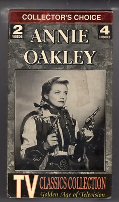 Annie Oakley - TV Classics Collection - 2 x VHS tapes - Sealed-image