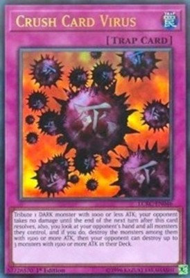 Crush Card Virus - LCKC-EN046 - Ultra Rare - 1st Edition NM YuGiOh!  Legendary C-image
