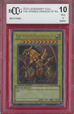 Winged Dragon of Ra 2010 Legendary Collection #LC01-EN003 - BCCG 10 - VERY NICE!-image