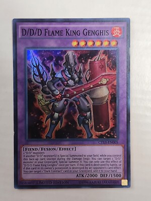 Yu-Gi-Oh! TCG D/D/D Flame King Genghis 2016 Mega-Tins CT13-EN005 -image