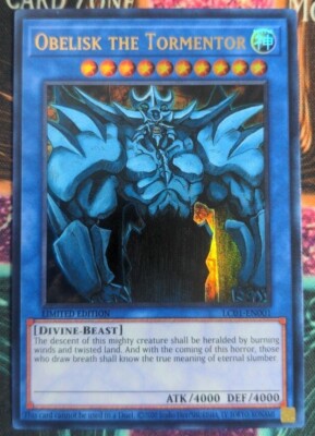 Yugioh Obelisk the Tormentor LC01-EN001 Ultra Rare 25th Anniversary NM -image