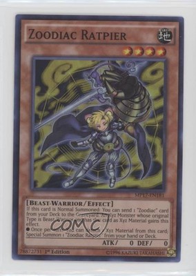 2017 Yu-Gi-Oh! Mega-Tins Mega Pack 1st Edition Zoodiac Ratpier #MP17-EN181 00jz-image