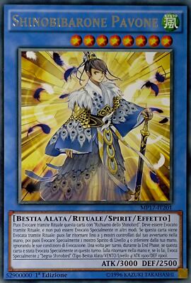 Shinobibarone Peacock - Rare - 2017 Mega-Tin Mega Pack - MP17-IT201 - ITA New-image