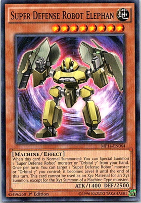 Super Defense Robot Elephan MP14-EN064 Yu-Gi-Oh! Light Play 1st Edition-image