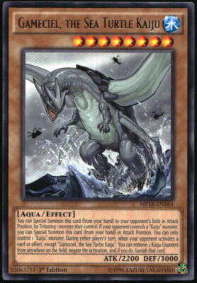 Yu-Gi-Oh! Mega-Tin Mega Pack Gameciel, the Sea Turtle Kaiju 2016 1st MP16-EN164-image