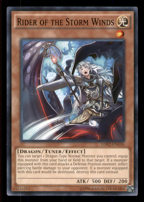 Yugioh Rider of the Storm Winds #LDK2-ENK18 Legendary Decks II LP-image