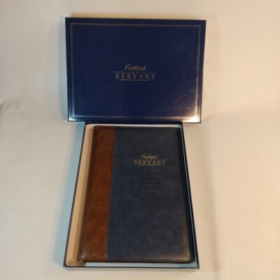 Faithful Servant Leather Bound Folder Binder (Faith)-image