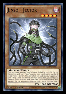 Yugioh Legendary Duelists: Rage of Ra #LED7-EN041 Jinzo - Jector-image
