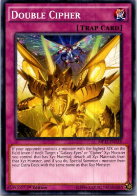 Double Cipher MP17-EN158 Yu-Gi-Oh! 1st Edition Light Play-image