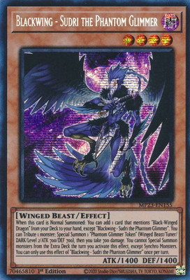 25th Anniversary Tin: Dueling Heroes Mega Pack #MP23-EN155 Blackwing-image