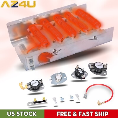 W10724237 Dryer Heating Element For Whirlpool, KitchenAid, Roper, Estate, Maytag-image