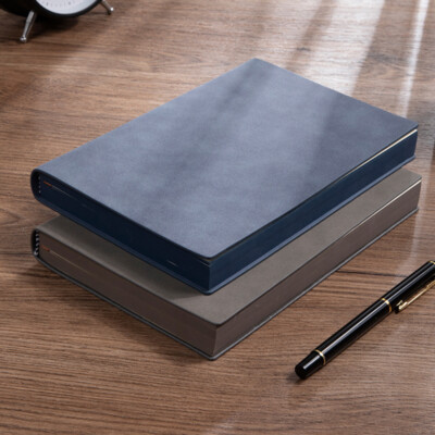 Thick 360 Pages PU Leather Vintage Journal A5 Notebook Lined Paper Writing Diary-image