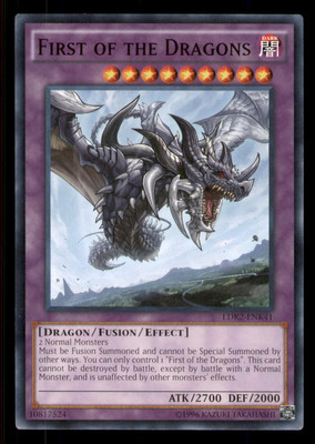 Yugioh First of the Dragons #LDK2-ENK41 Legendary Decks II LP-image