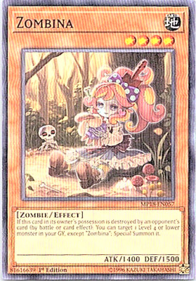 Zombina MP18-EN057 Yu-Gi-Oh! Card NM 1st Edition-image