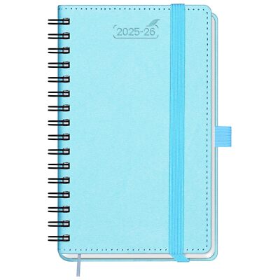 2025-2026 Pocket Planner Weekly and Monthly Calendar Spriral Bound with Pocket-image