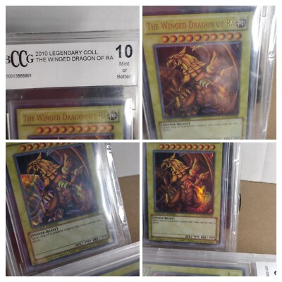 Yugioh The Winged Dragon of Ra LC01-EN003 Ultra Rare PSA 10 2010 Gem Mint 💎-image