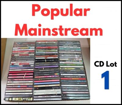Buy 5 Get 6th FREE Popular Mainstream CD Lot - You Pick Add To Cart - Clearance-image