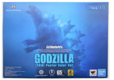 S.H.MonsterArts Godzilla 2019 Poster Color Ver Japan Limited Figure Bandai Japan-image