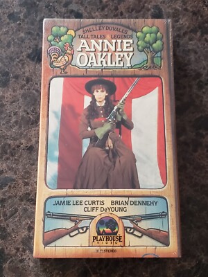 BRAND NEW Annie Oakley (VHS; 1987) Jamie Lee Curtis RARE Sealed OOP Watermarks-image