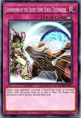 Showdown Of The Secret Sense Scroll Techniques MP18-EN221 Yu-Gi-Oh! LP 1st-image