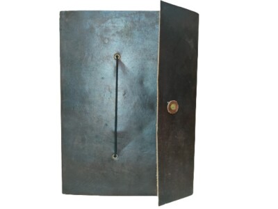 Handmade Leather Diary Journal Vintage Notebook Paper Plain Classy Hand Paper-image